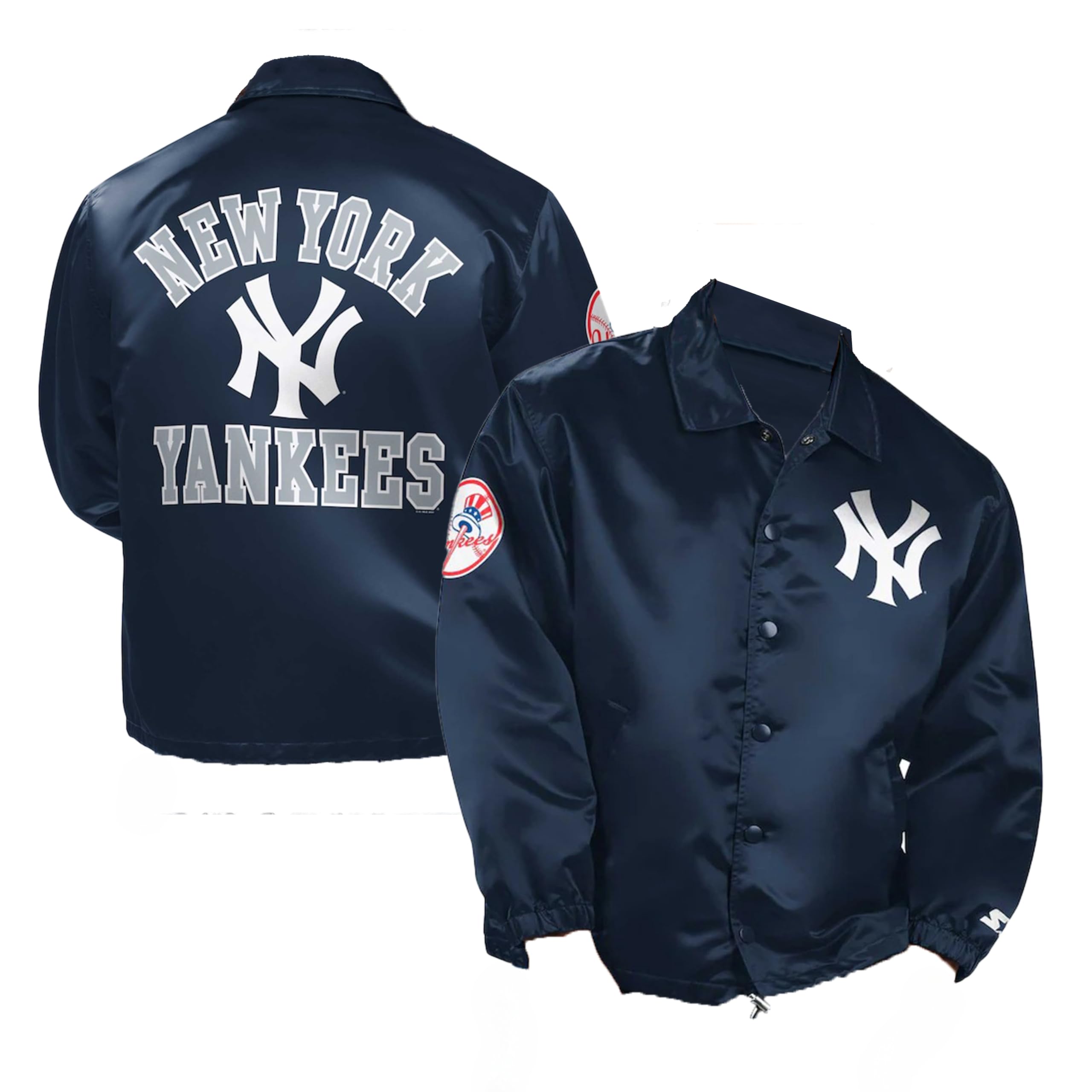 New York Yankees Varsity Bomber Jacket for Men | MLB Baseball Letterman Jacket | Yankees Team Apparel for Fans | Perfect for Game Day & Casual Wear
