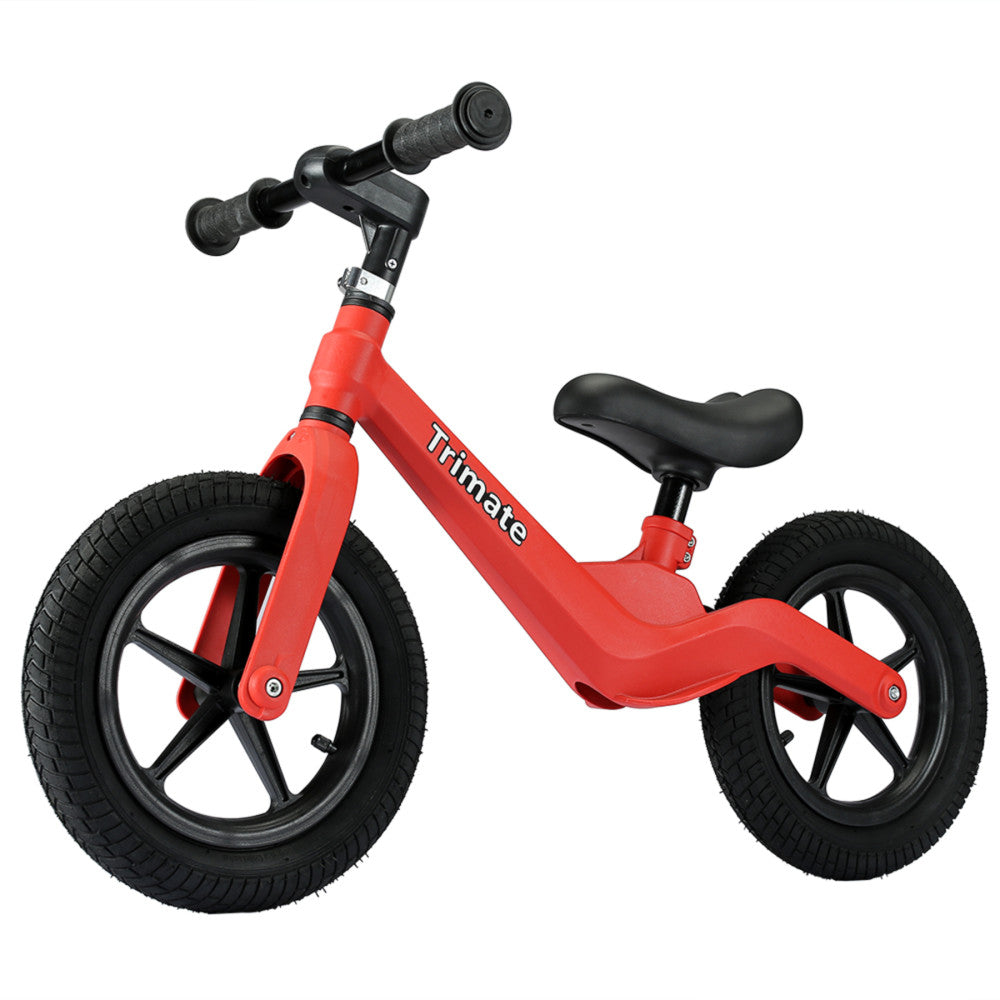 12 Inch Toddler Balance Bike for Boys - No Pedal Training Bike for Kids Ages 2-5 Years | Red Sport Bike for Early Riding Skills Development & Outdoor Play