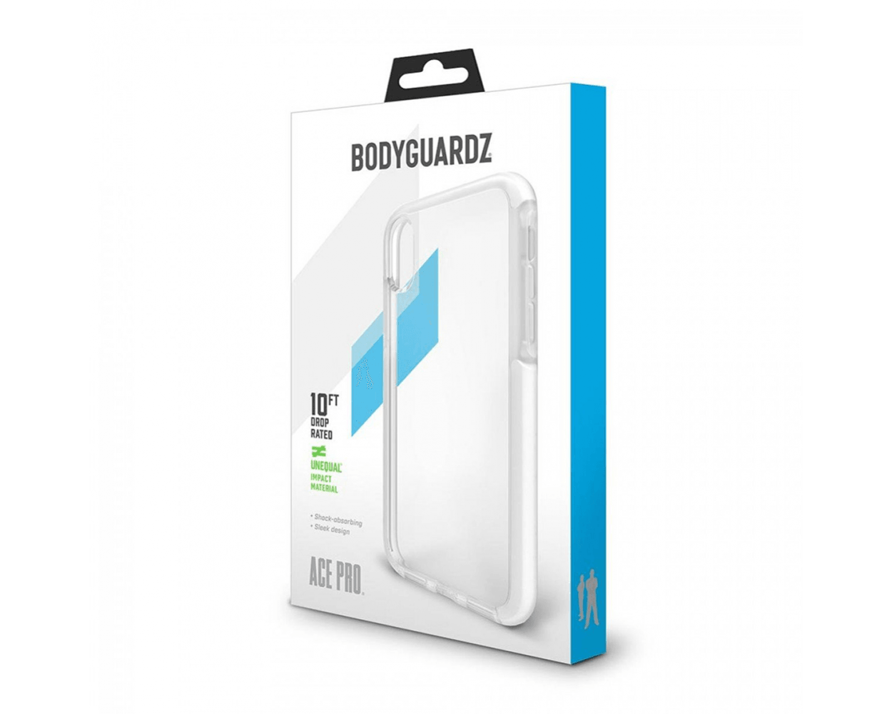 BodyGuardz Ace Pro Clear Case for iPhone XR - Slim Protective Cover with Scratch Resistance | Perfect for Everyday Use, Travel & Outdoor Activities