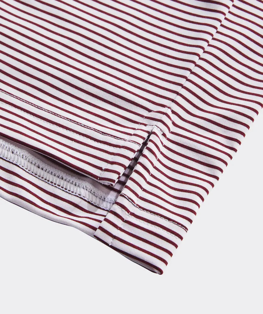 Bradley Stripe Sankaty Polo Shirt for Men - Classic Cotton Casual Wear for Golf, Office & Outdoor Activities