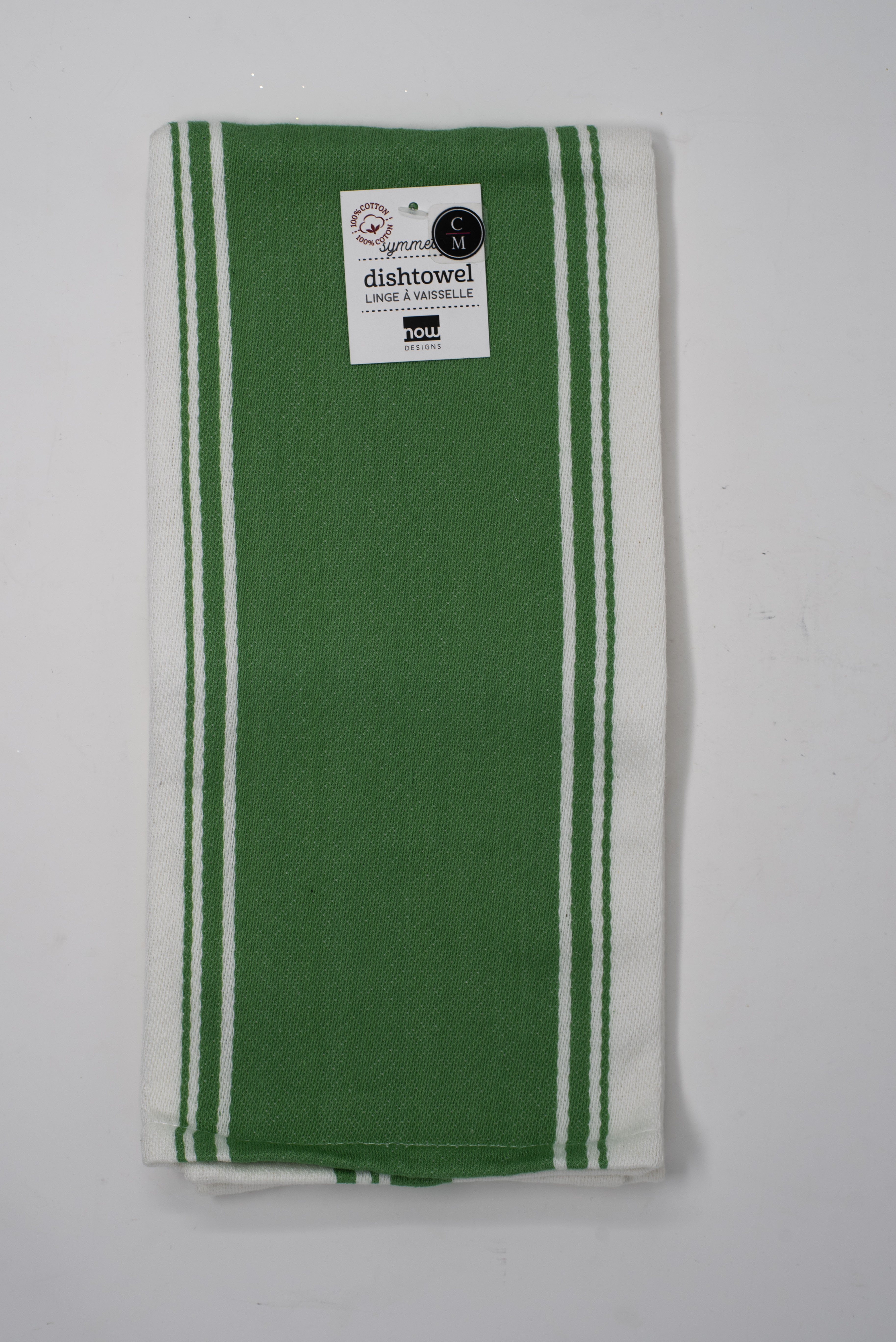 Premium Symmetry Cotton Dish Towels - Absorbent & Quick-Drying Kitchen Towels for Dishes, Hands & Countertops - Ideal for Everyday Cleaning, Drying & Decorating