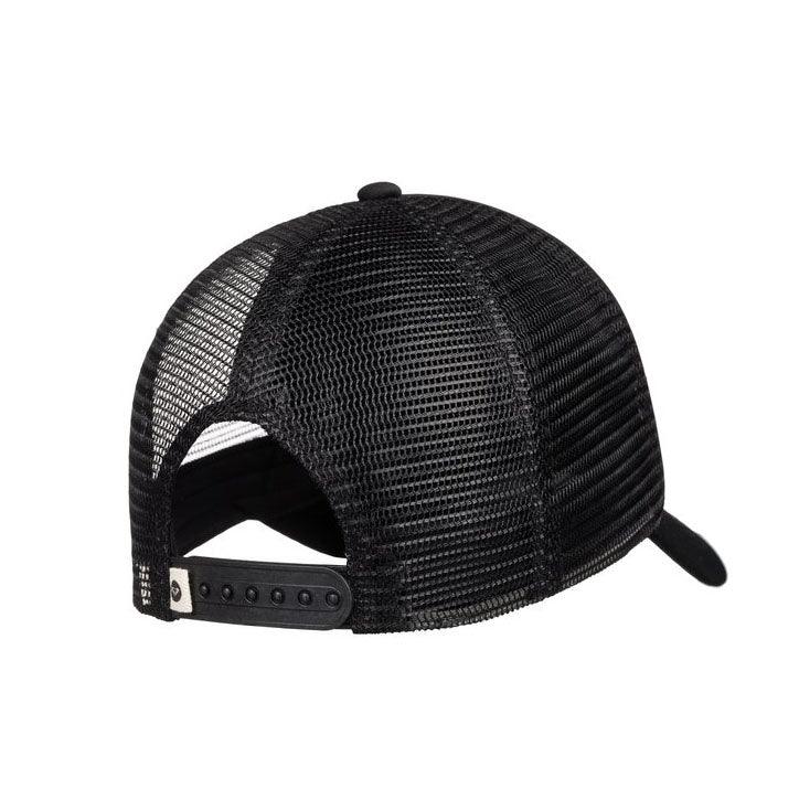 Roxy Finishline 2 Black & White Baseball Cap for Women - Stylish Sun Hat for Beach, Running, and Outdoor Activities