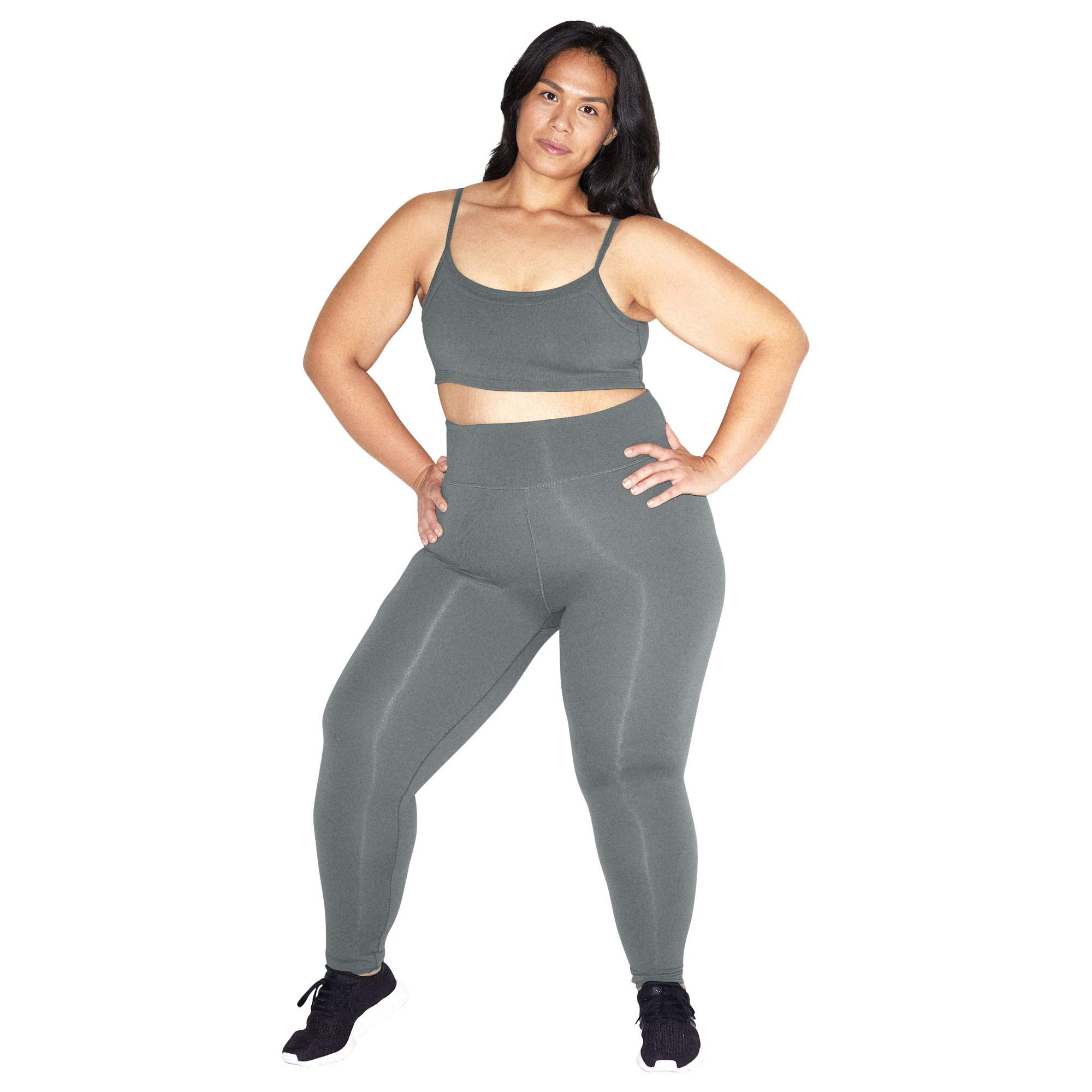 American Apparel Women's Forward Sleeveless Sports Bra - High Support Workout Top for Yoga, Running & Gym - Breathable Activewear for Fitness & Training
