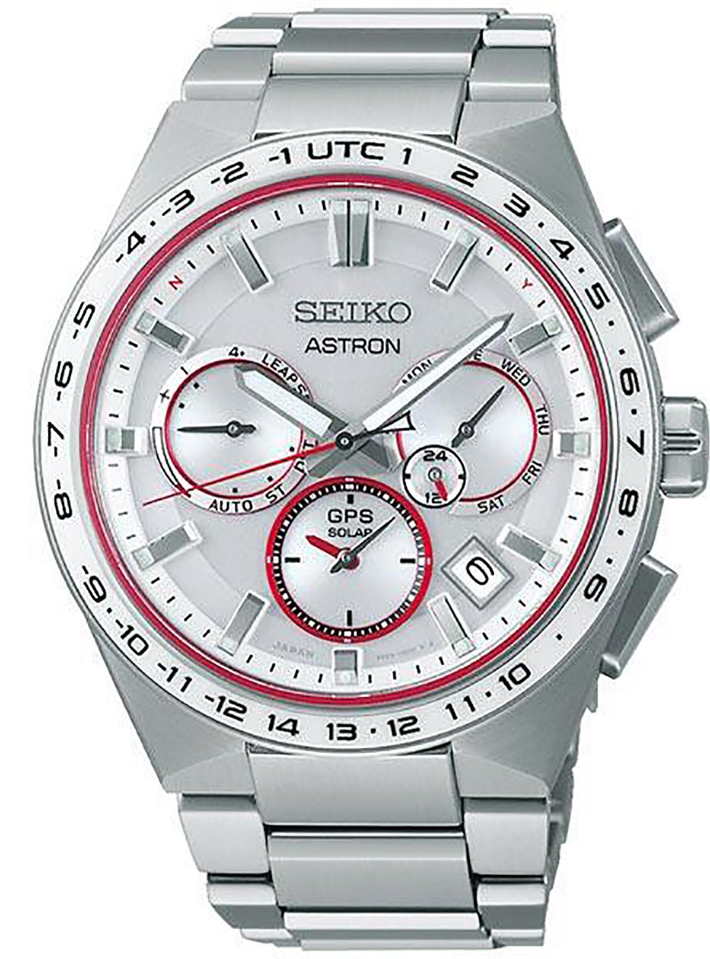 SEIKO ASTRON GPS Solar Watch - Limited Edition SBXC133 for Medicins Sans Frontieres - Made in Japan JDM - Perfect for Travelers & Professionals