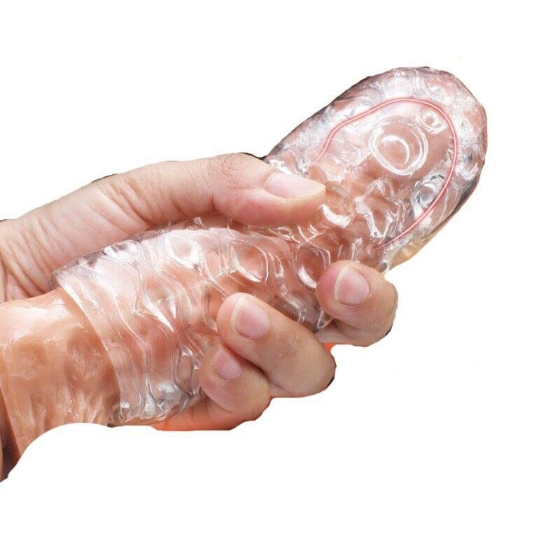 WALLER PAA Mini Ribbed Pocket Cock Stroker Sleeve - Male Masturbation Toy for Men | Discreet & Portable Pleasure for Travel, Solo Play & Couples Fun