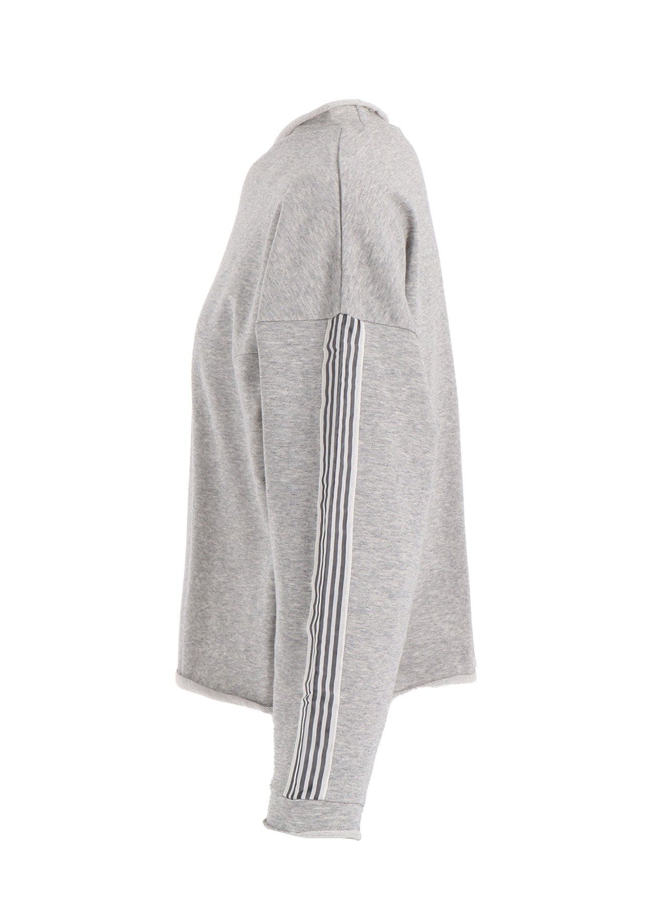 Soft Cotton Fleece Striped Ribbon Pullover Sweater - Cozy Casual Wear for Women, Perfect for Fall & Winter Layering, Lounge & Outdoor Activities