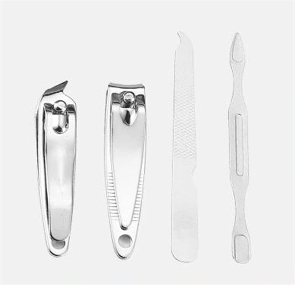Premium Stainless Steel Nail Clipper Set - 7-Piece Manicure & Pedicure Kit for Professional Grooming at Home, Travel, Salon Use (Color: A)