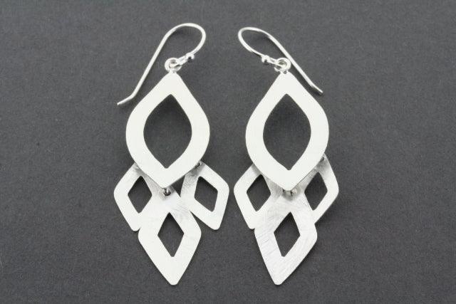 Hakea Drop Earrings for Women - Sterling Silver Dangle Earrings - Elegant Minimalist Jewelry for Daily Wear, Parties & Special Occasions