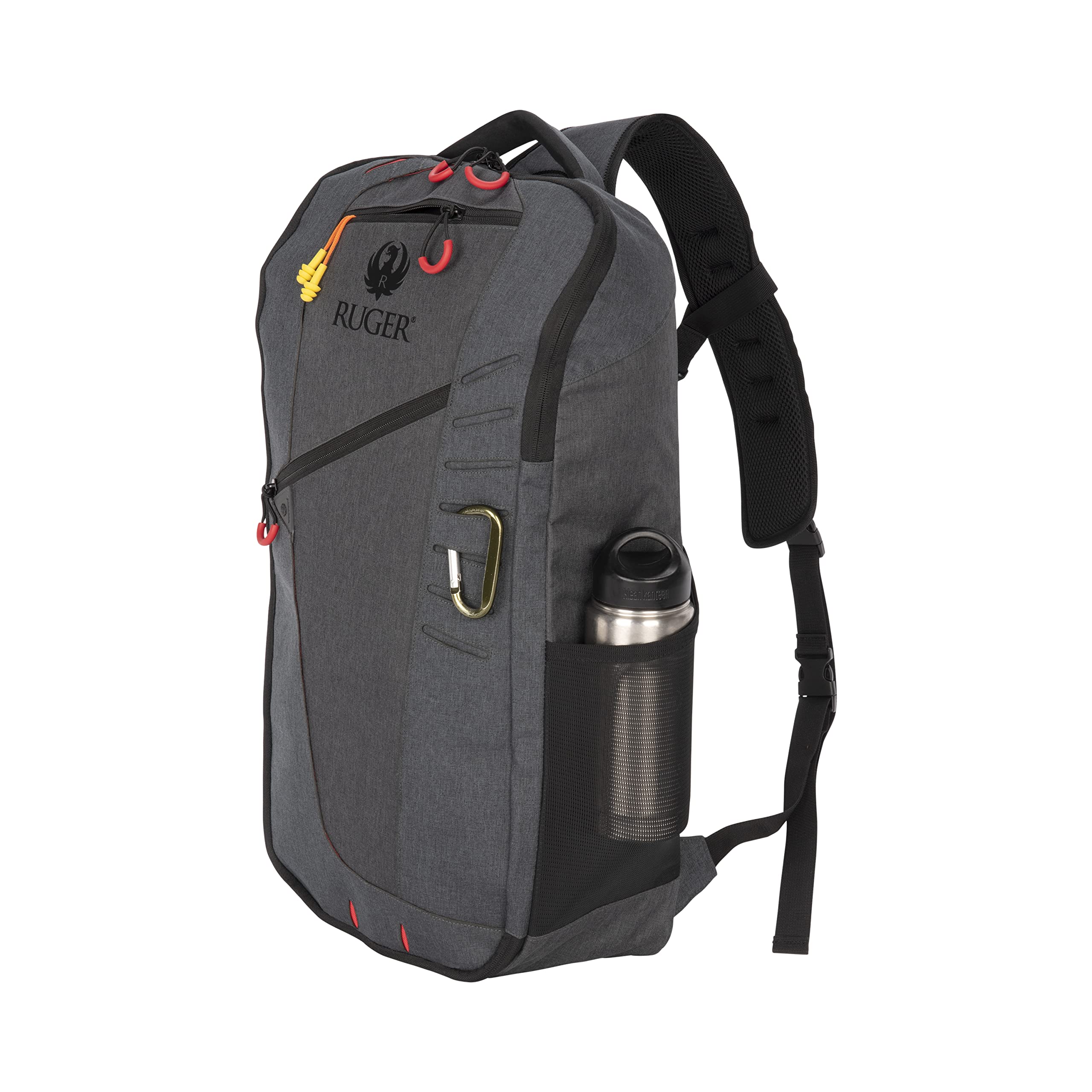 Allen Company Ruger 10/22 Takedown Rifle Backpack - Fits Ruger PC Carbine & 10/22 Takedown Models - Tactical Shooting Range Accessories Storage - Dual Water Bottle Pockets - Gray/Charcoal - Perfect for Range Days & Outdoor Hunting Adventures