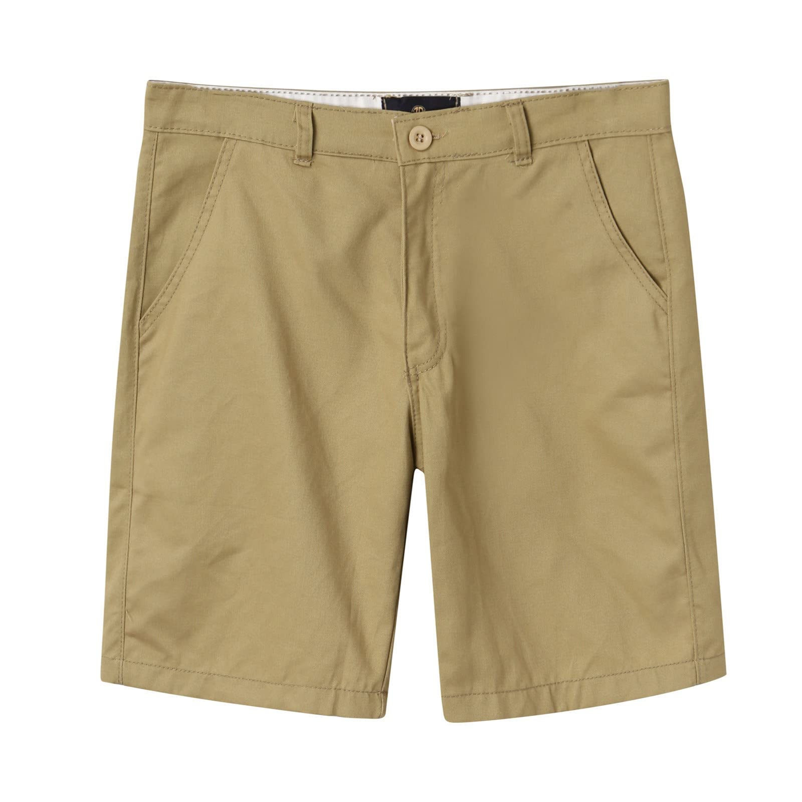 **LindoMaker Men's 7-Inch Inseam Cotton Shorts – Breathable Athletic Running & Hiking Shorts – Plus Size Comfort for Outdoor Workouts & Casual Wear**