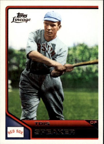 2011 Topps Lineage Baseball Card #90 Tris Speaker - Vintage MLB Trading Card for Collectors & Fans - Perfect for Display, Trading, and Sports Memorabilia Collections