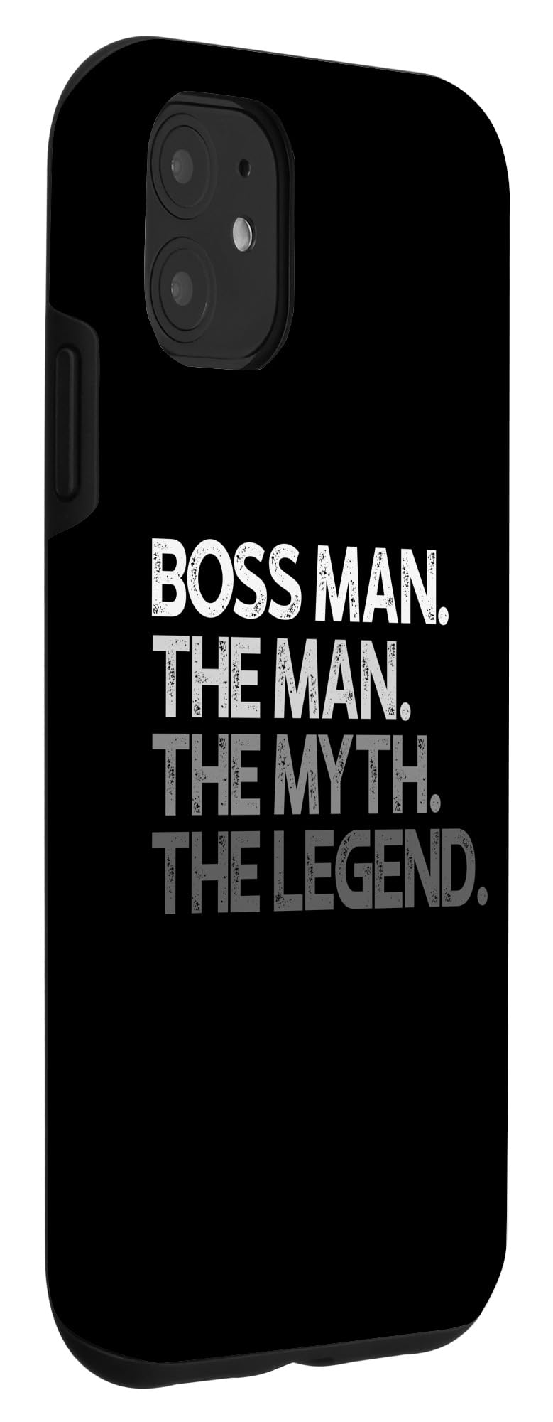 iPhone 11 Case for Men - Premium Boss Gift Phone Cover with 'The Man The Myth The Legend' Design - Perfect for Father's Day, Birthday & Office Gifts