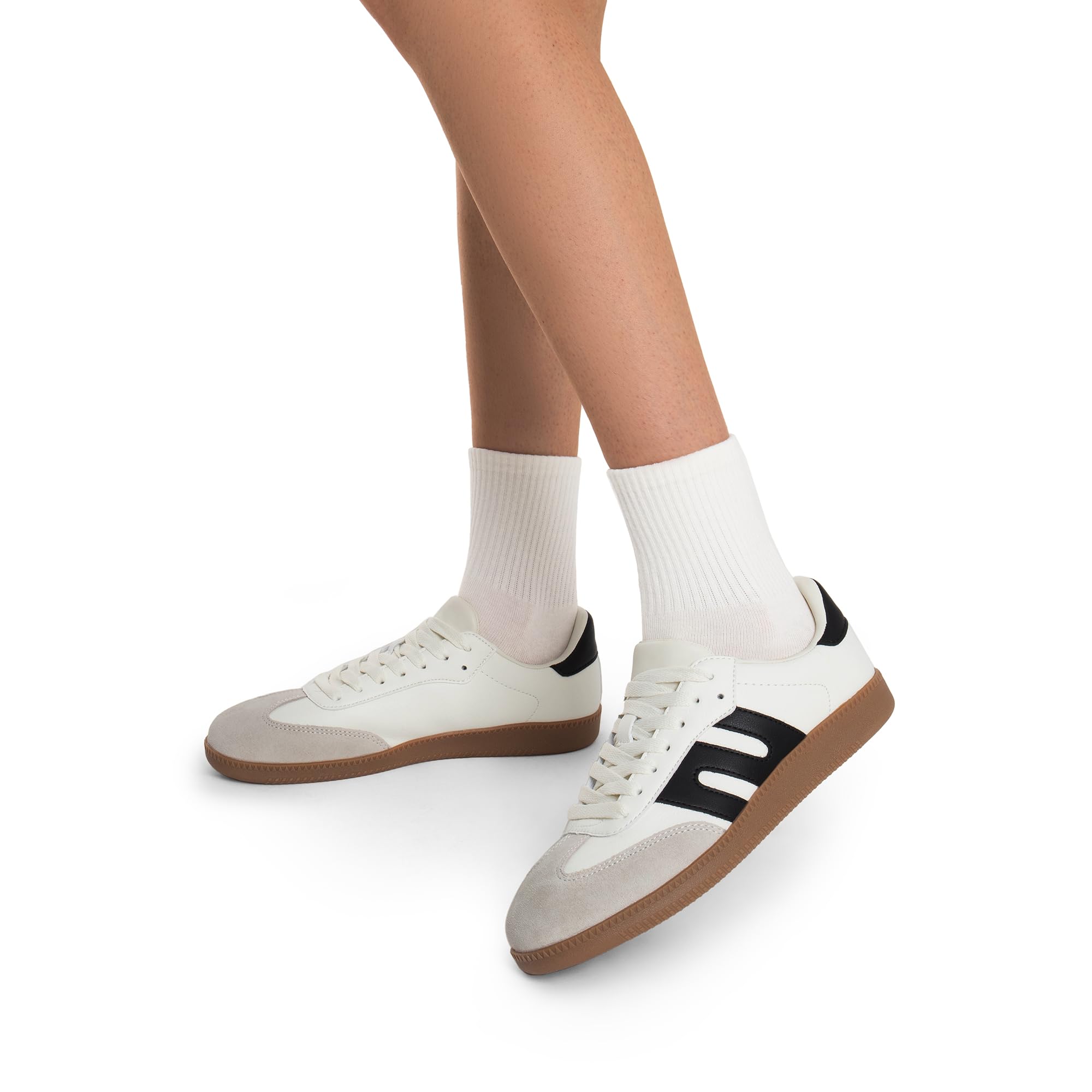 DREAM PAIRS Women's Tennis Sneakers - Comfortable Walking Shoes for Women, Low-Top Casual Lace-Up Fashion Sneakers for Nia, Workout & Daily Wear | Perfect for Gym, Running, Travel & Street Style