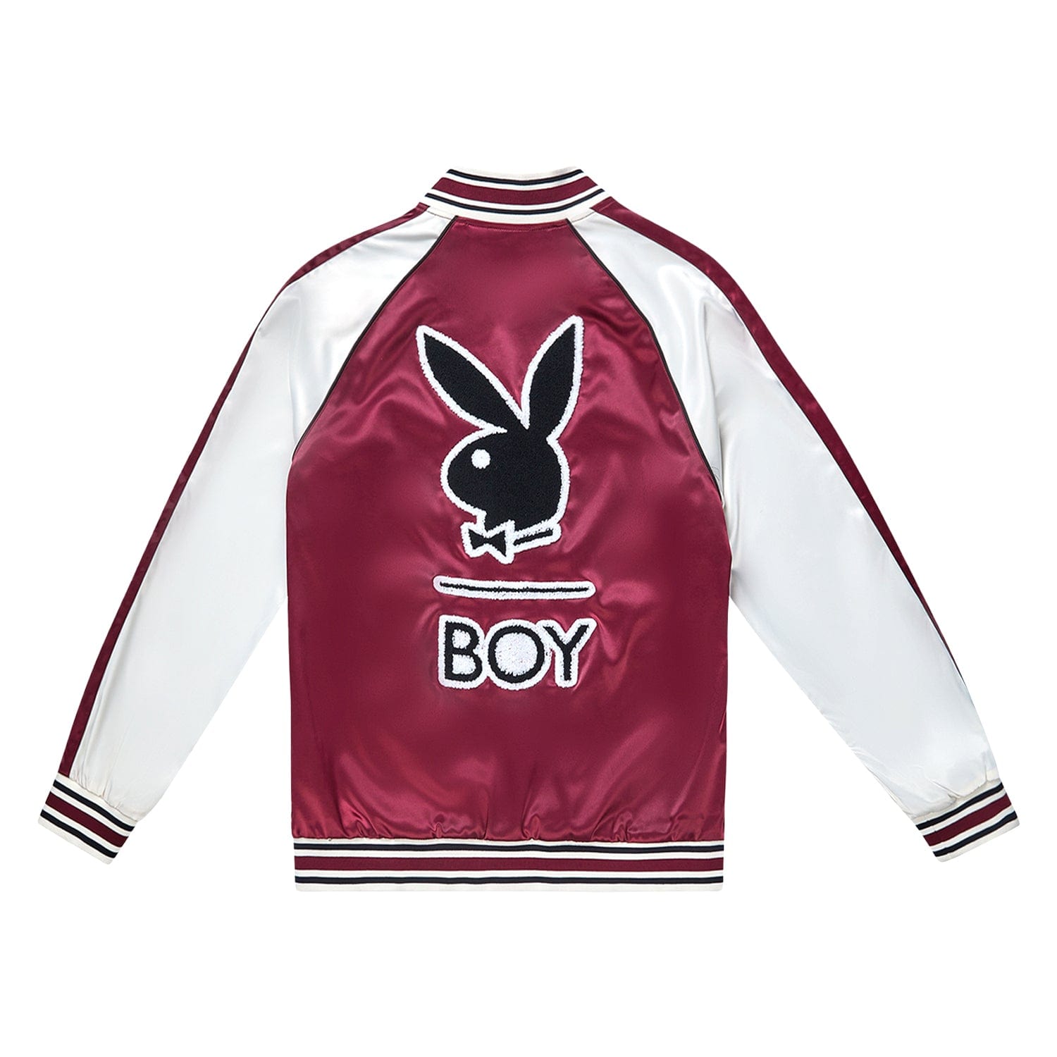 Playboy X Boy Souvenir Jacket - Vintage Style Varsity Bomber for Men - Perfect for Casual Wear, Street Fashion & Retro Outfits