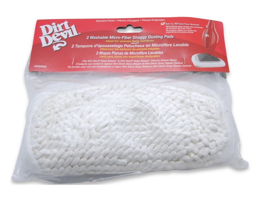 Premium Steam Mop Pads - 2 Pack Super Absorbent Shaggy Microfiber Replacement Pads for Deep Cleaning Floors - Perfect for Hardwood, Tile & Laminate Floors