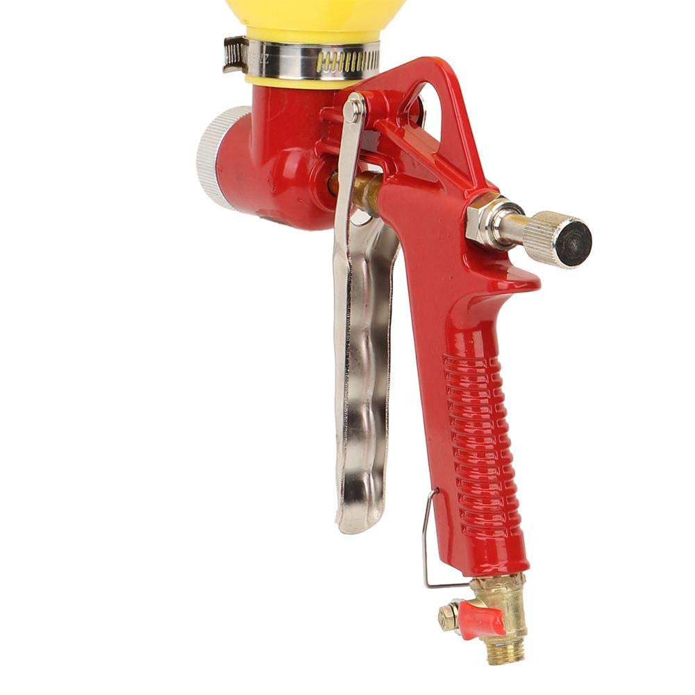 **Pneumatic Air Texture Spray Gun with 3L Hopper & Handle - Includes 4mm, 6mm, 8mm Nozzles for Wall & Ceiling Texture Spraying - Perfect for DIY Home Renovation & Professional Construction Projects**
