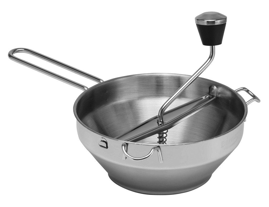 Avanti Rotary Food Mill 19cm Stainless Steel - Perfect for Pureeing Vegetables, Making Baby Food & Processing Tomatoes - Kitchen Essential for Home Cooks & Professional Chefs
