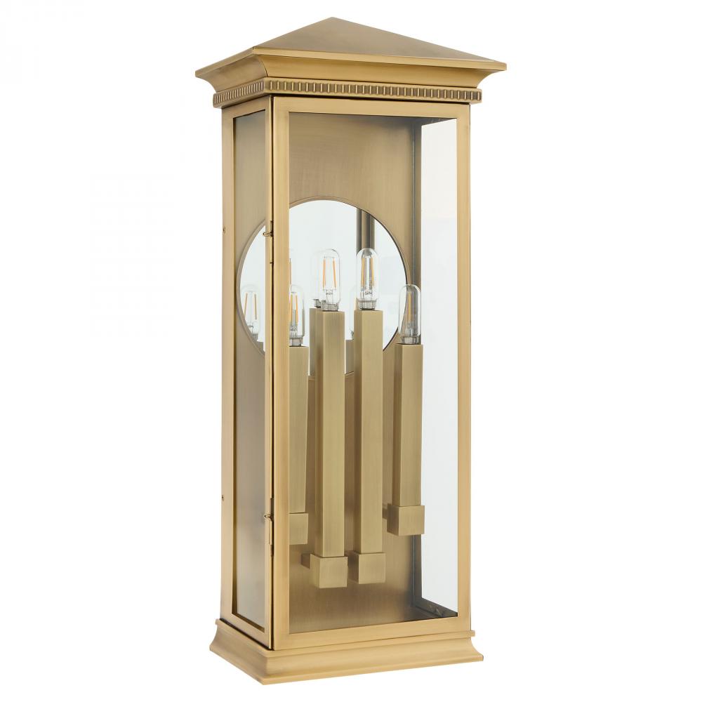 Cyan Design GUILFORD 11994 Wall Sconce Light Fixture - Heritage Brass Finish - Perfect for Bedroom, Living Room & Hallway Lighting Decor