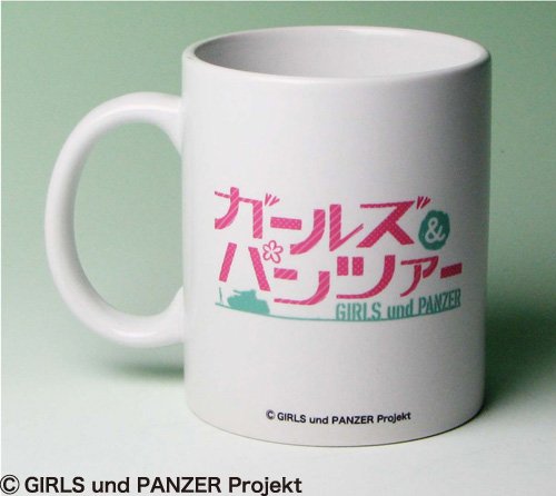 Girls und Panzer Oarai Girls School Emblem Ceramic Coffee Mug - Anime Collectible Japan Import - Perfect for Tea, Coffee & Office Use