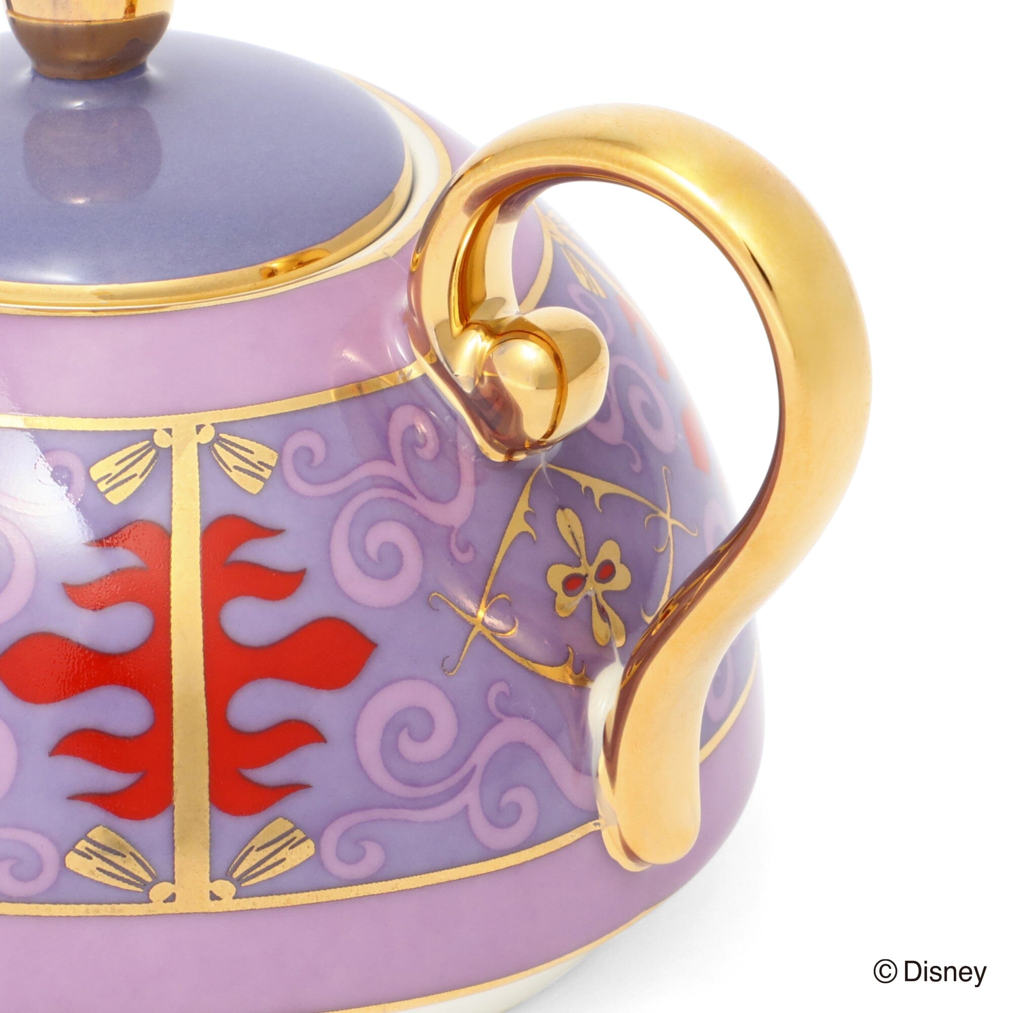 Disney Aladdin Magic of Chemistry Tea Set - Ceramic Teapot with Cup for One - Perfect for Kids Tea Parties, Disney Themed Gifts & Collectibles