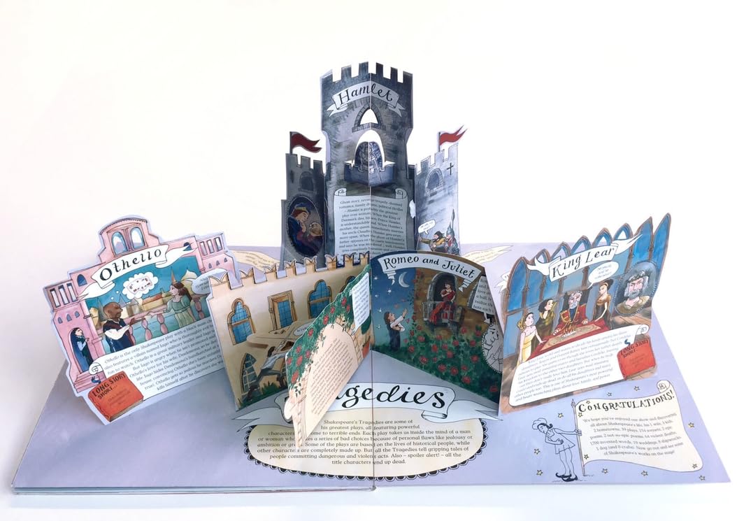 Pop-up Shakespeare: 3D Interactive Book with Every Play and Poem - Perfect for Gifts, Collectors & Classroom Learning