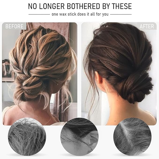 Non-Greasy Hair Wax Stick for Wigs & Edge Control - Styling Pomade for Women | Perfect for Daily Hairstyling, Wig Maintenance & Sleek Looks