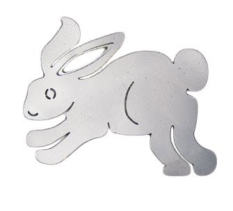 Easter Bunny Garden Stake - Handmade Metal Garden Decor for Spring & Easter Outdoor Decorations - Perfect for Flower Beds, Lawn Ornaments, and Holiday Yard Displays