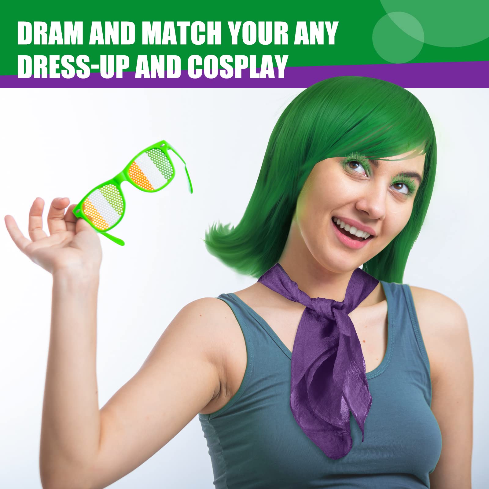 Chuangdi 3-Piece Halloween Cosplay Wig Set - Elegant Movie-Inspired Wigs with Accessories for Women's Costume Parties | Perfect for Halloween, Cosplay Events & Themed Celebrations