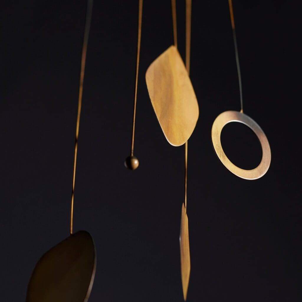 Cyan Design 10169 Polaris Wall Decor in Burnt Brass Finish - Modern Metallic Wall Art for Living Room, Bedroom, or Office Decor