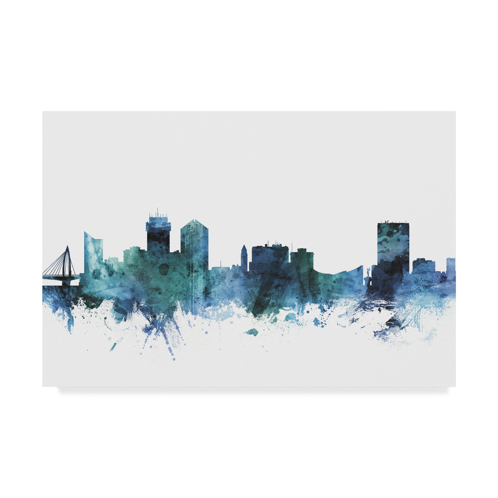 Trademark Fine Art Michael Tompsett Canvas Wall Art - Vibrant Multicolor Abstract Painting for Living Room, Bedroom & Office Decor