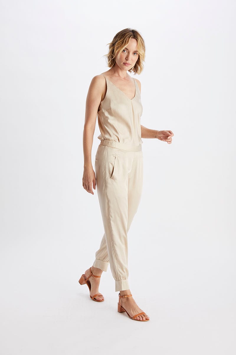 Allie TENCEL™ Modal Vegan Silk Ankle Pants for Women - Soft & Breathable High Waist Trousers in Multiple Colors | Perfect for Office, Travel & Casual Wear