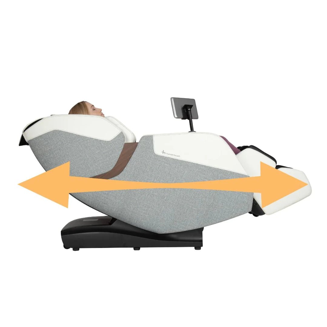 Human Touch WholeBody® ROVE Reclining Massage Chair with Intuitive Tablet Remote - Full Body Shiatsu Massage for Home & Office Relaxation