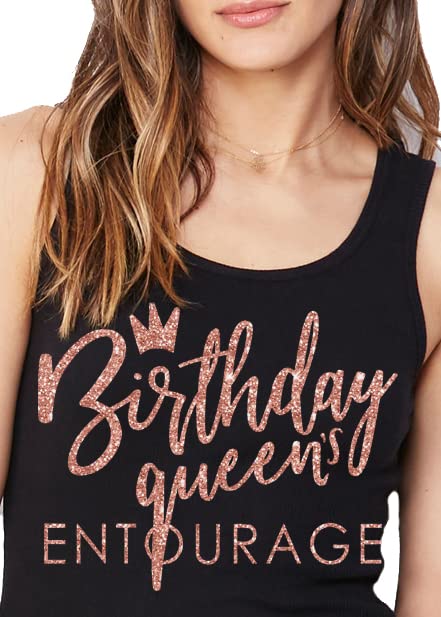 Rg Glam Queen's Entourage (Black Tank)