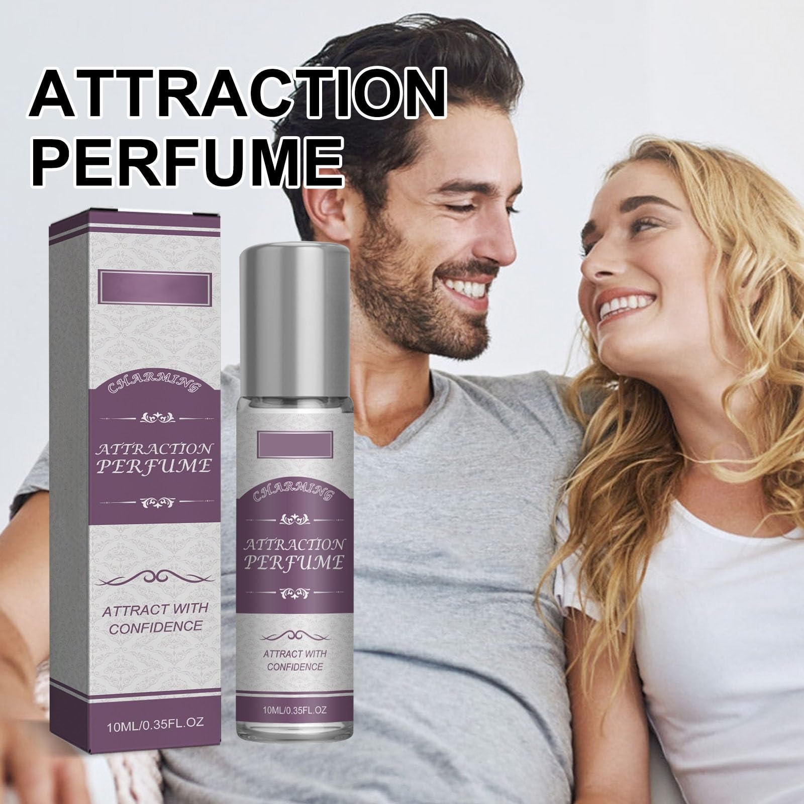Women's Pheromone Perfume Roll-On - Long Lasting Attraction Cologne for Her | Boost Confidence & Attractiveness | Date Night, Romantic Occasions, Everyday Wear