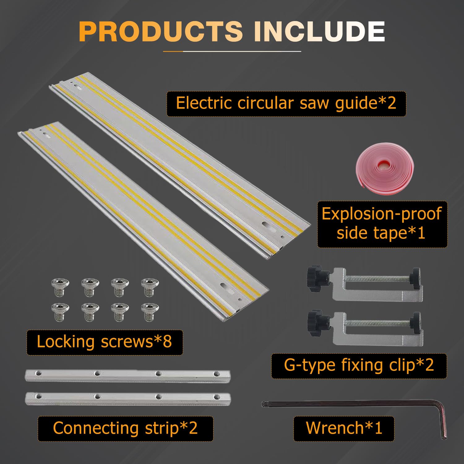 Festool TS-55/75 Track Saw Guide Rail Kit - 110