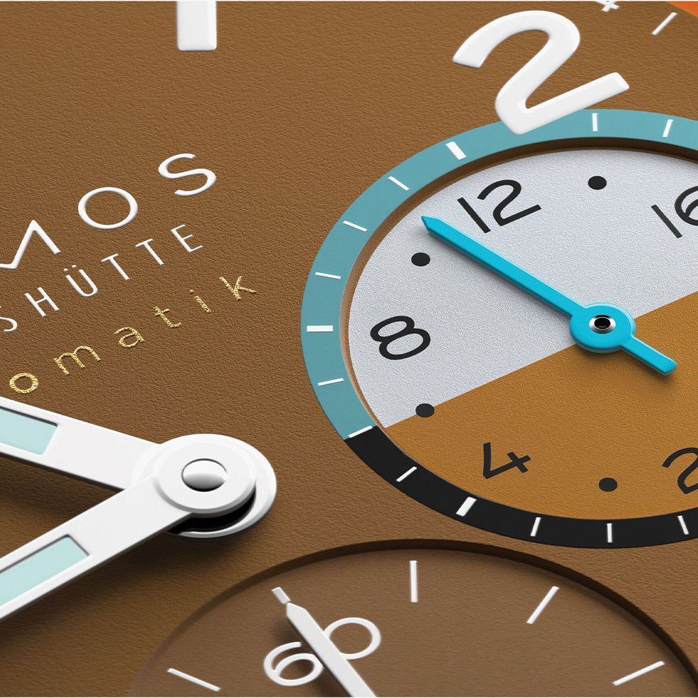 NOMOS Club Sport Neomatik Worldtimer Limited Edition 40mm Watch - Canyon Dial with Stainless Steel Bracelet | Luxury Travel & Business Timepiece