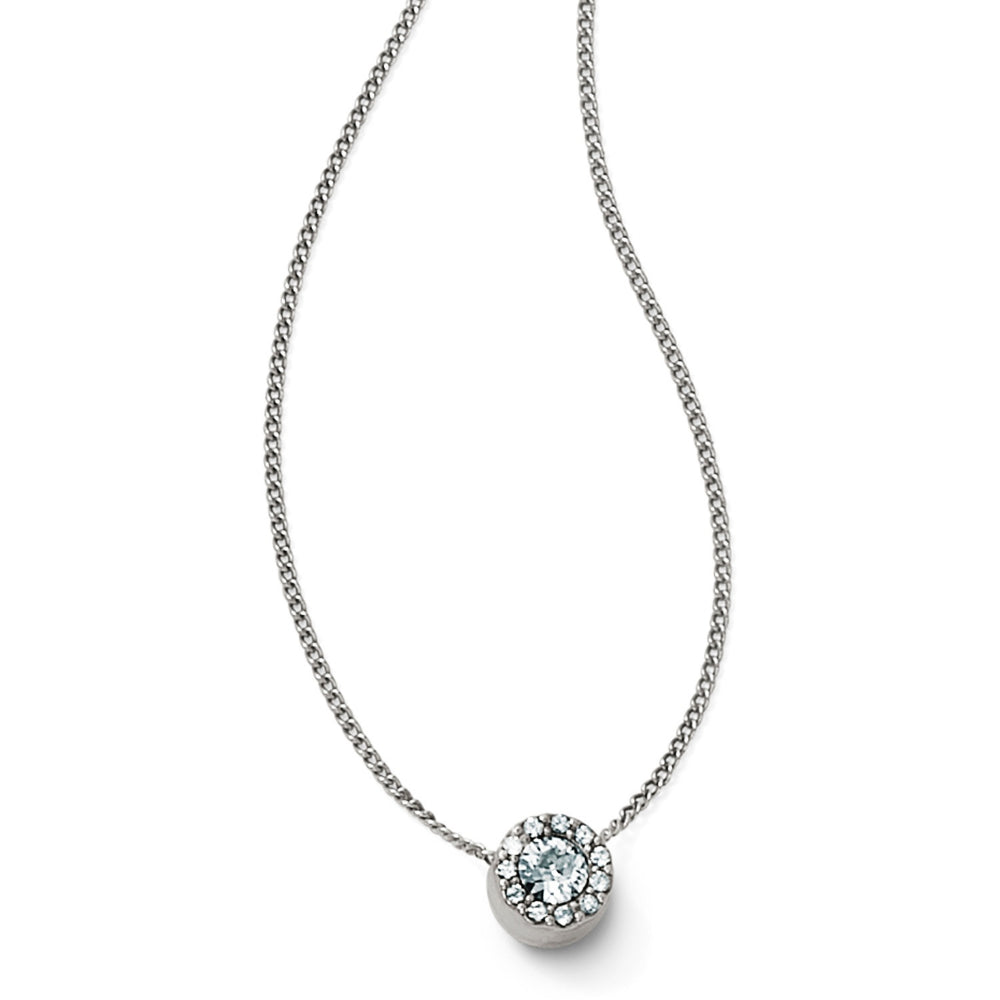 Brighton Illumina Solitaire Necklace - 14K Gold Pendant with Diamond for Women - Elegant Jewelry Gift for Anniversary, Birthday & Special Occasions