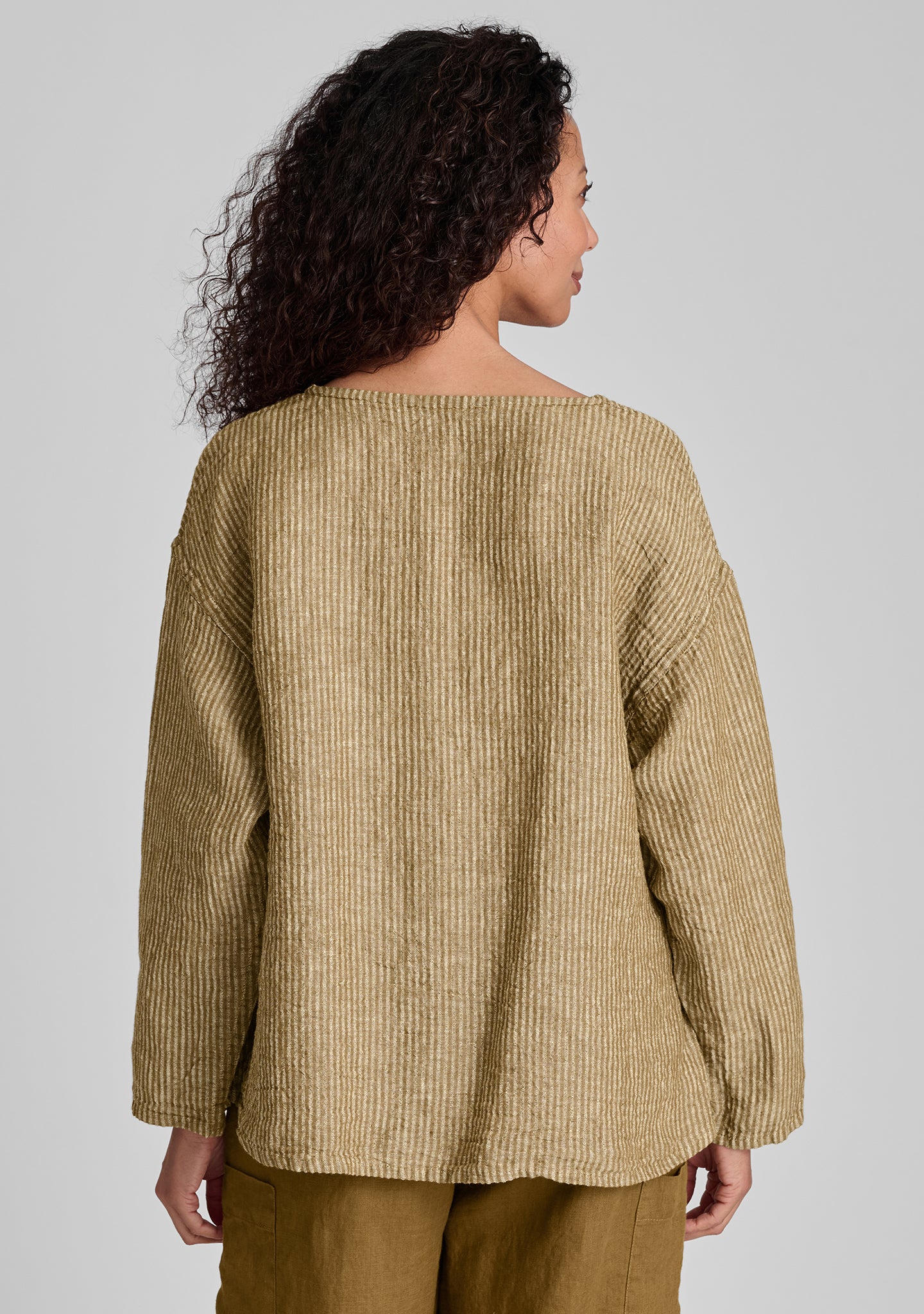 Stylish Long Sleeve Linen Shirt for Women - Breathable & Comfortable Casual Wear - Perfect for Office, Travel, and Summer Outfits