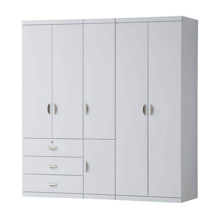 Mikas 5-Door Open Wardrobe Closet - Spacious Storage for Bedroom, Walk-In Closet & Dorm Room Organization