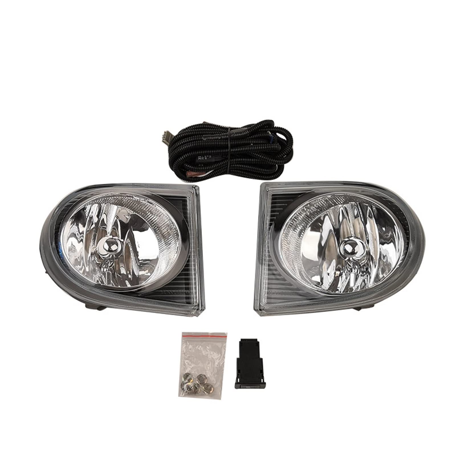 Kodaqo Car Fog Lights for Nissan Patrol Safari Y61 (2003-2006) - Front Bumper LED Fog Lamp Kit with Switch & Wiring Harness - Durable Off-Road Lighting for Night Driving & Bad Weather Conditions
