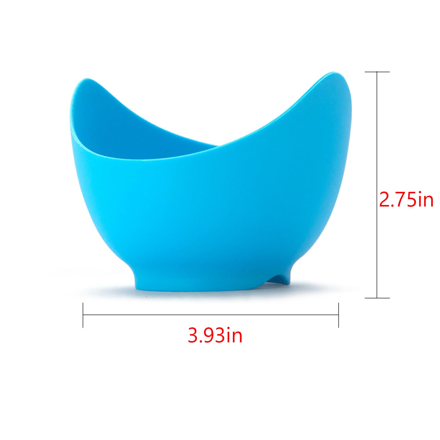 4pcs Silicone Egg Poacher Cups with Oil Brush - Nonstick BPA-Free Egg Cooking Cups for Air Fryer, Oven & Stovetop - Perfect for Breakfast, Meal Prep & Healthy Cooking