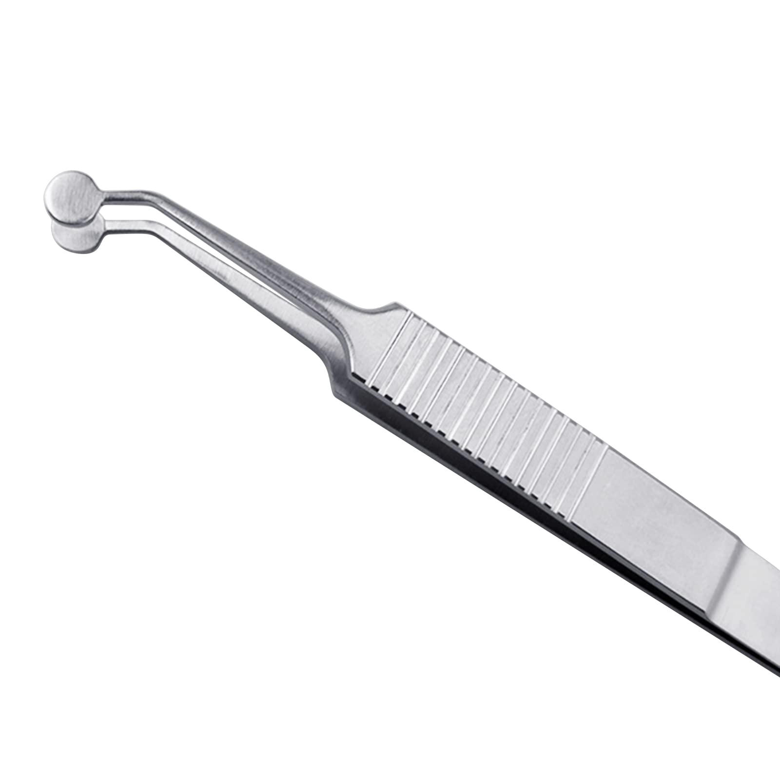 Professional Eyelid Hair Gland Meibomian Tweezers - Round Tip Nose Hair Trimmer & Compressor Tool for Eyebrow Grooming and Facial Hair Removal - Perfect for Salon, Spa, and Home Use