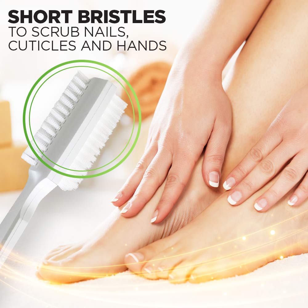 Fuller Brush Hand 'N Nail Brush – Durable Odor-Resistant Nail Cleaner for Fingernails & Toenails – Perfect for Daily Grooming, Cuticle Care & Hand Cleaning (2 Pack) – Ideal for Home, Travel & Salon Use