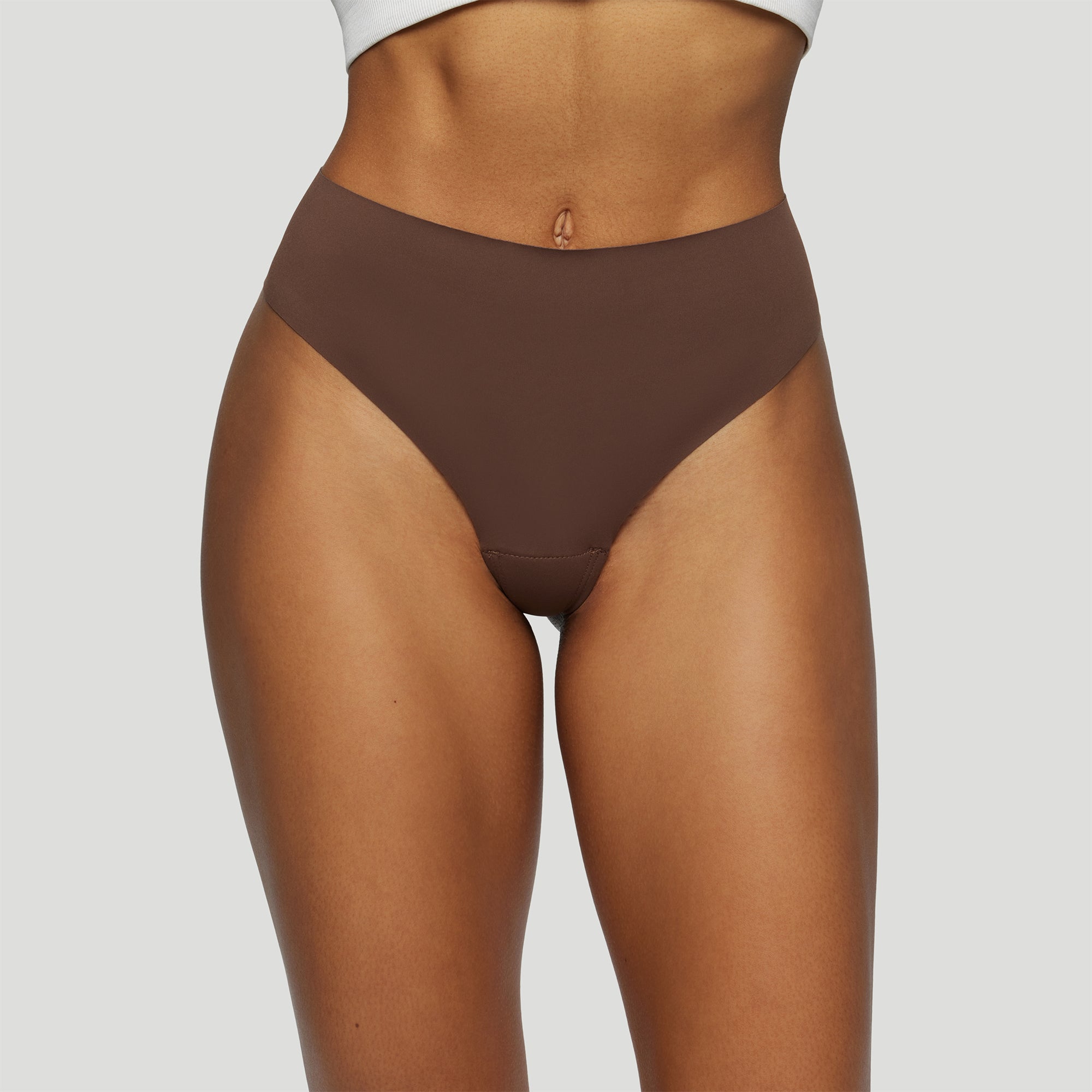 Camel Proof High Rise Thong - Seamless No Show Underwear for Women | Comfortable Everyday Wear, Yoga & Workout