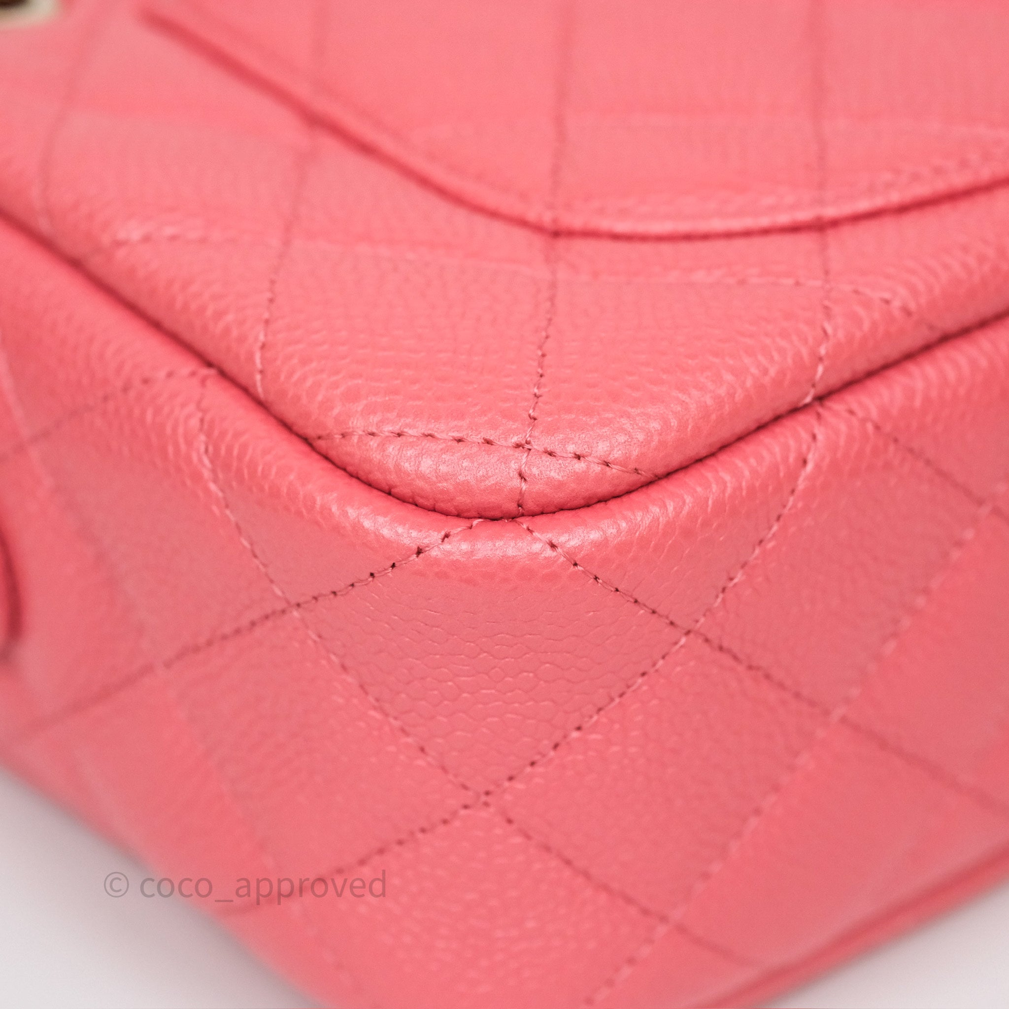Chanel Quilted Pink Shiny Caviar Camera Bag with Gold Hardware - Luxury Crossbody Bag for Women, Perfect for Date Night & Special Occasions