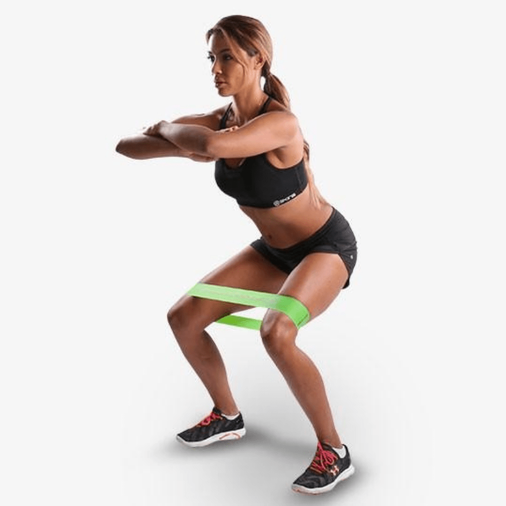 PTP Microband Medium Resistance Band - Green - Perfect for Home Workouts, Physical Therapy & Strength Training