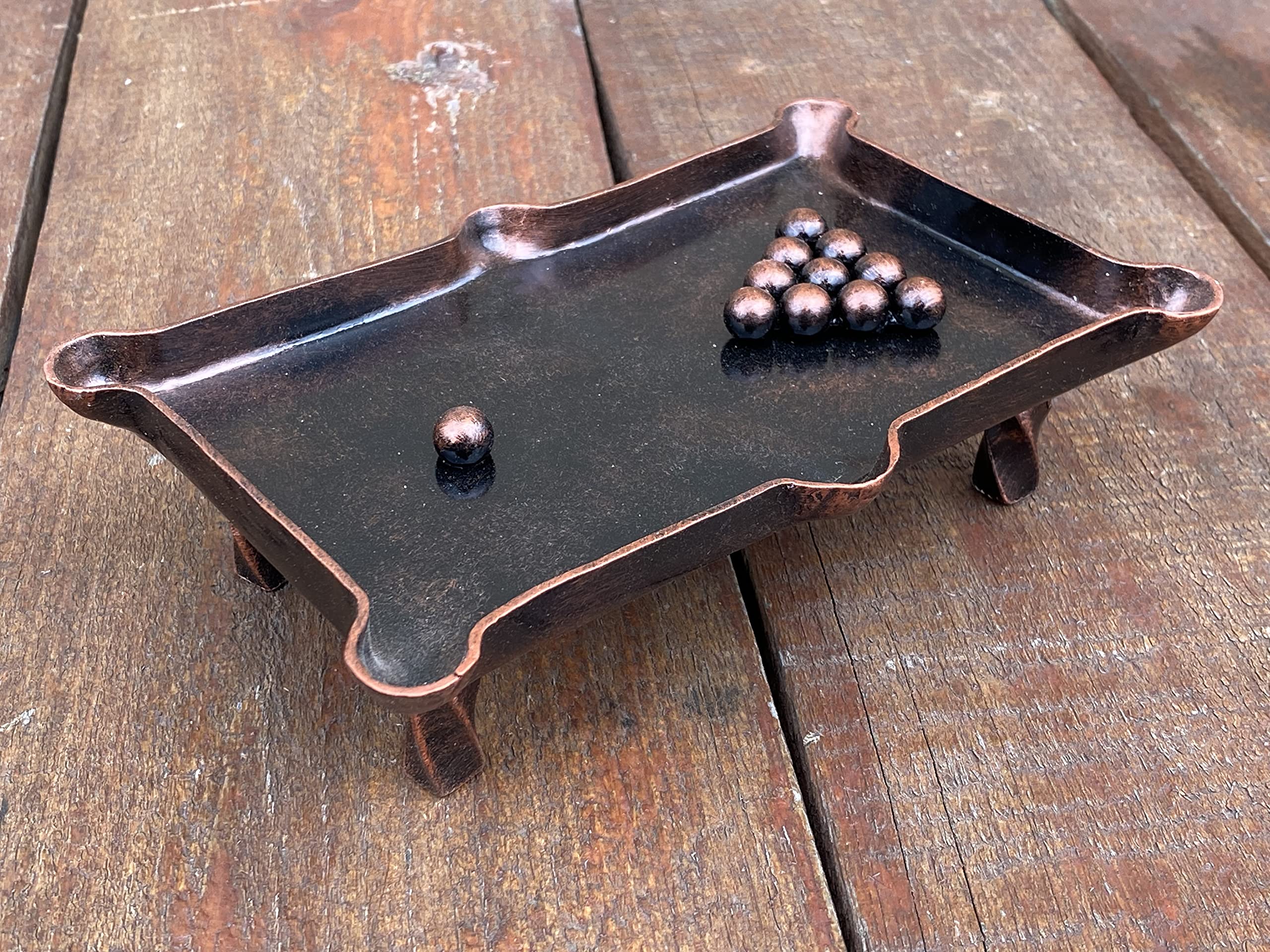Premium Iron Ashtray for Men - Elegant Smoking Accessory & Unique Gift for Billiard Lovers - Perfect for Home, Office, or Man Cave Decor