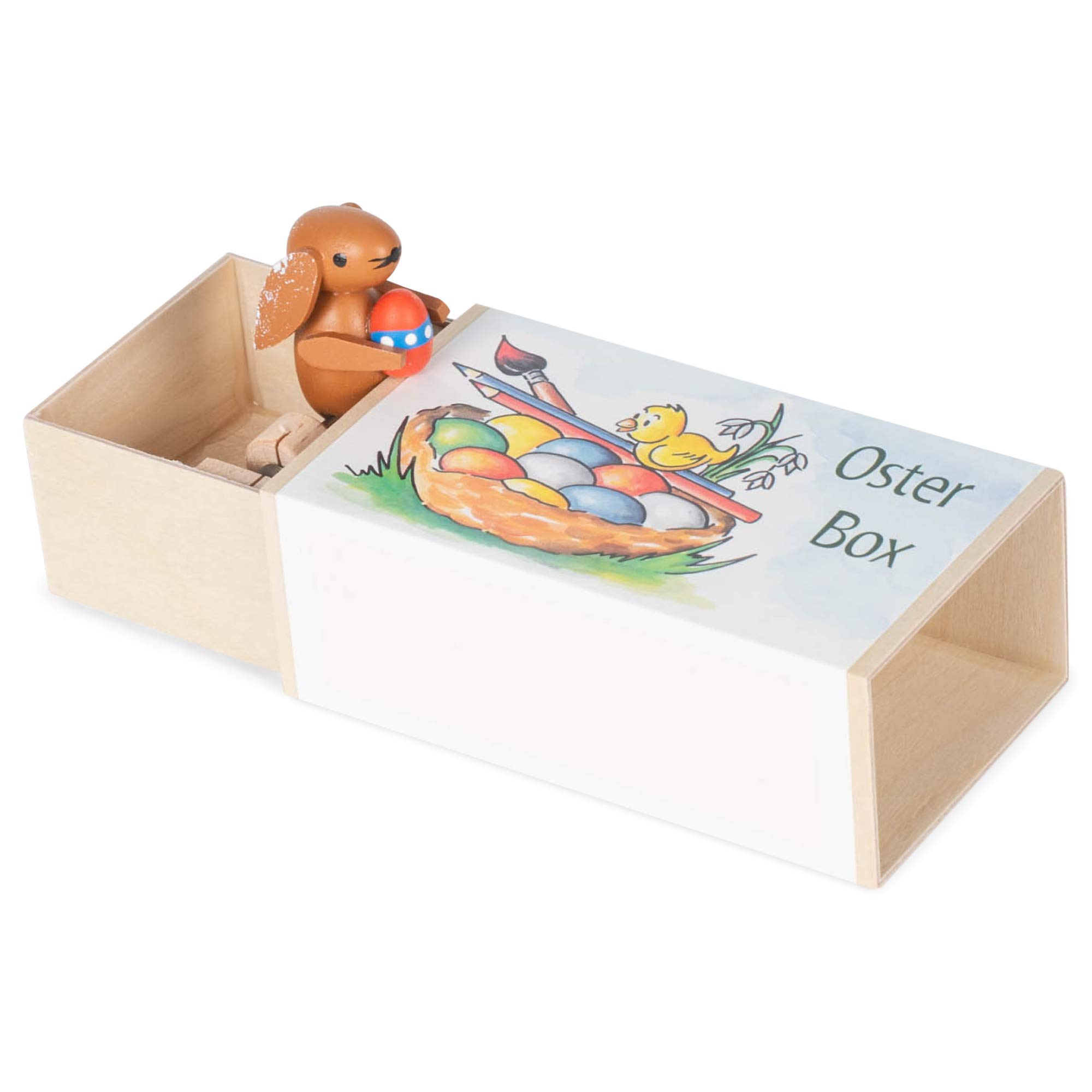 Dregeno Musical Gift Box - Handcrafted German Music Box with Surprise Rabbit Pop-Up for Birthdays, Anniversaries & Special Occasions