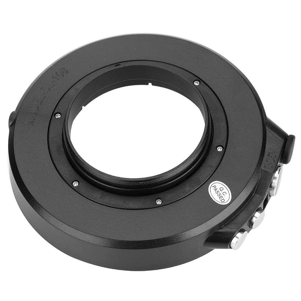 Underwater Camera Flash Light SL-108 - 67mm Waterproof LED Ring Light for Diving & Underwater Photography | Perfect for DSLR Housing Cases & Marine Exploration