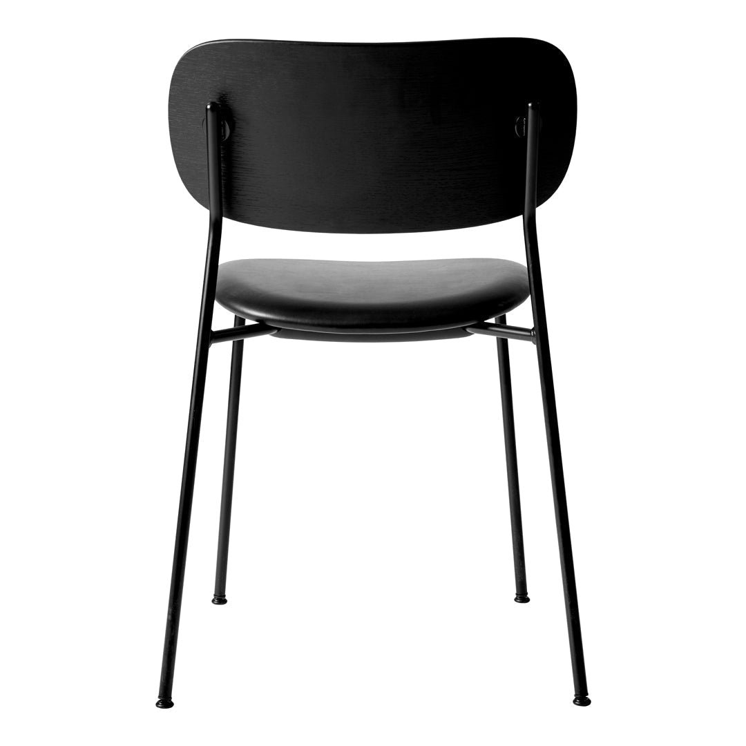 Co Dining Stackable Chair - Upholstered Seat for Kitchen, Dining Room & Outdoor Patio | Comfortable & Space-Saving Furniture
